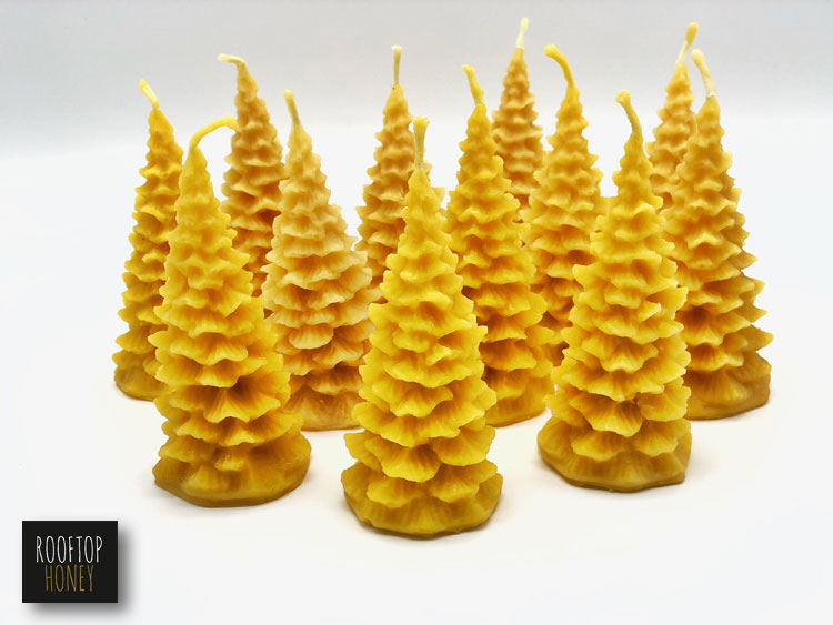 Kerze aus Frankfurter Bienenwachs