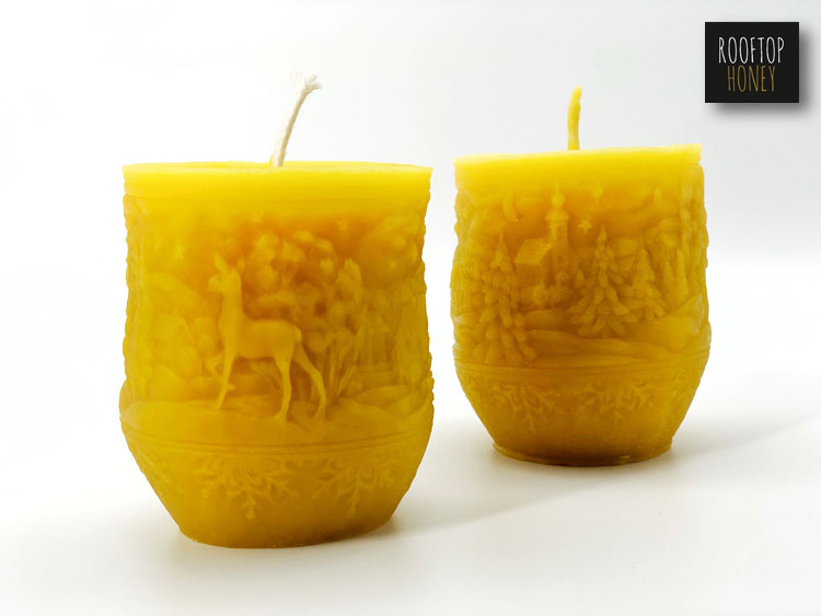 Reine Bienenwachskerze